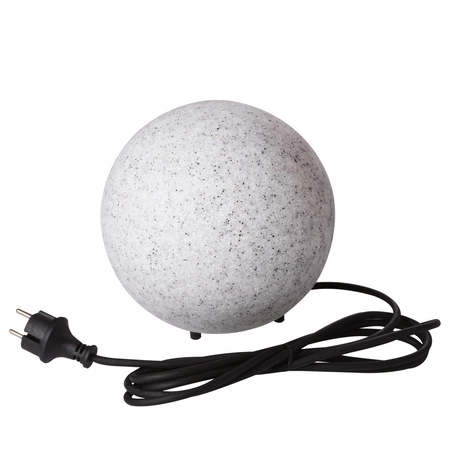 Venkovní kulové LED svítidlo E27 IP65 Ground Grey STONO Kanlux