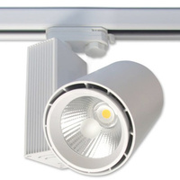 LED dráhové světlo 30W 4000K lampa pro 3fázové dráhy bílá