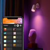 Bílá a barevná ambientní lampa Philips HUE Fugato 1x4,2W Bluetooth Zigbee