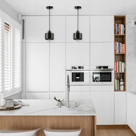 Stropní závěsné svítidlo Masterled E27 Black Elza