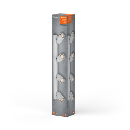 LED bodové nástěnné svítidlo se 4 body stmívání 13,6W GU10 bílé LEDVANCE