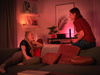 Philips HUE stolní lampa na hraní bílá + napájecí adaptér 78201/31/P7