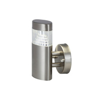 Zahradní lampa LED Elevation Wall Lamp DETROIT 6W 4000K IP44 Chrome Satin RABALUX