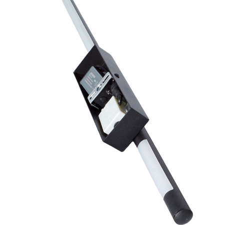 LED nástěnné svítidlo LUNA BLACK Metal 90cm moderní styl IP54