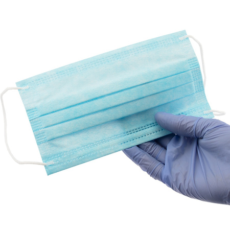 5x třívrstvá jednorázová ochranná maska