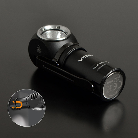 LED dobíjecí vodotěsná čelová svítilna 10W 600lm 5700K A055H VIDEX