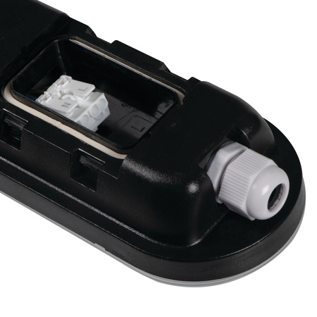 LED 38W 6080lm 4000K Neutrální 110° IP65 IK08 Obdélníkové svítidlo pro povrchovou montáž Černá MAH Kanlux