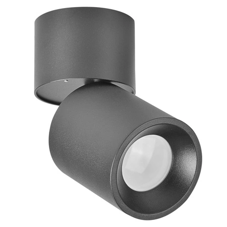 Svítidlo pro povrchovou montáž ASTRA GU10 Tuba kloubové 360° pohyblivé kulaté černé GOLDLUX