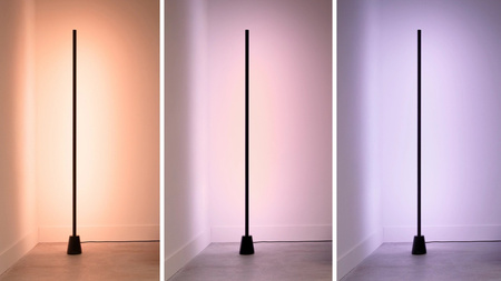 LED herní stojací lampa RGBIC Gradient 135cm podlahové světlo Smart SMART WiFi Bluetooth App WiZ