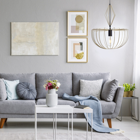 Závěsné stropní svítidlo Sanico Goldlux E27 Gold Jasmina