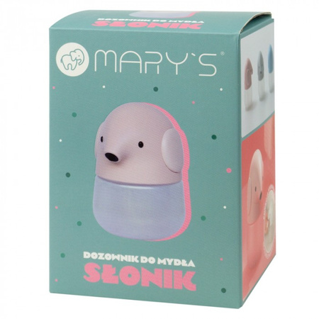 Bezdotykový dávkovač dětského mýdla růžový USB dobíjecí 1200mAh MARY'S SLONK
