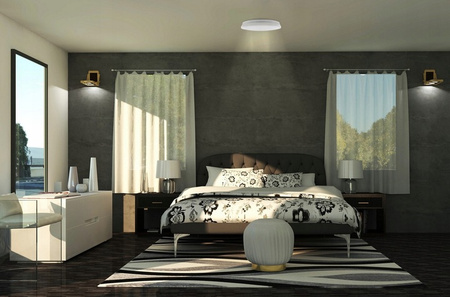 LED stropní nástěnné svítidlo kulaté 18W 1260lm 4000K IP44