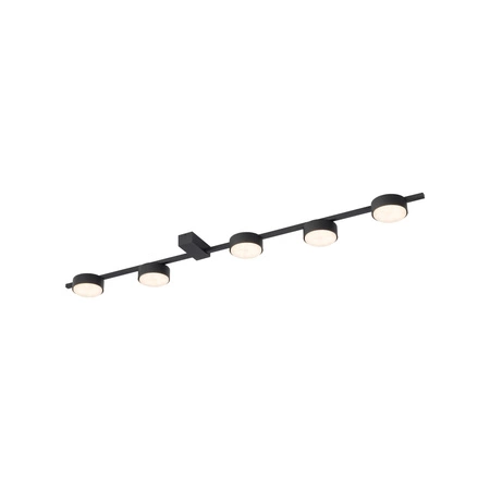 PILLS V 8262 Nowodvorski Black 5xGX53 Moderní stropní svítidlo s páskem