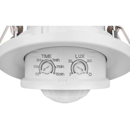 PIR detektor pohybu pro montáž pod omítku 360°