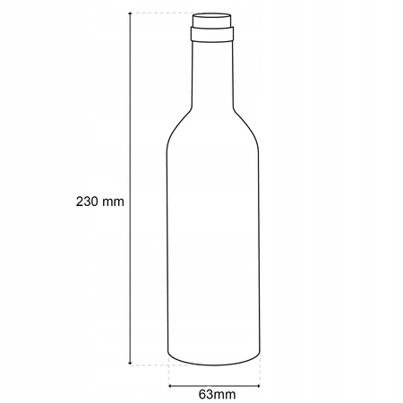 Dárková sada příslušenství k vínu ve tvaru láhve