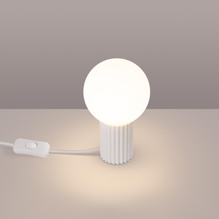 Stolní stolní lampa G9 Round White Modern Matte Halo Sollux