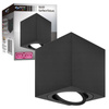 Přisazené HALOGENOVÉ Movable GU10 Square Black Fixture 84mm