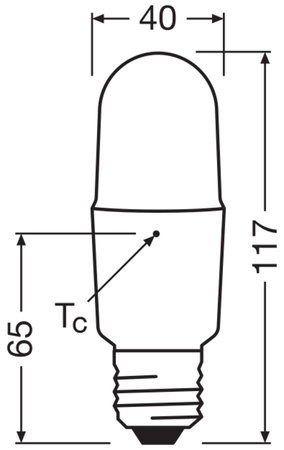 LED trubicová žárovka E27 11W = 75W 1055lm 6500K Cold CRI90 200° Stmívatelná SUPERSTAR PLUS CLASSIC Osram