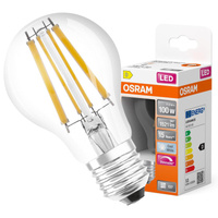 LED žárovka E27 A60 12W = 100W 1521lm 4000K Neutrální bila 320° Vlákno Stmívatelné OSRAM SUPERSTAR