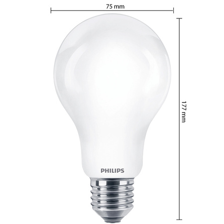 LED žárovka E27 A67 17,5W = 150W 2452lm 2700K teplá PHILIPS Classic