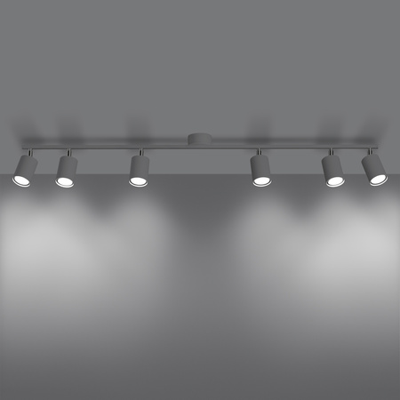 Stropní svítidlo LEMMI 6L 6xGU10 Bílá Moderní SOLLUX