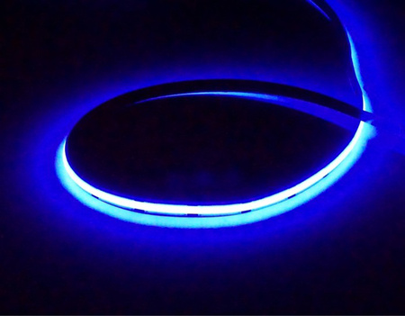 LED pásek 12V COB 45W 480LED 2835 Modrý 8mm 5m ECOLIGHT