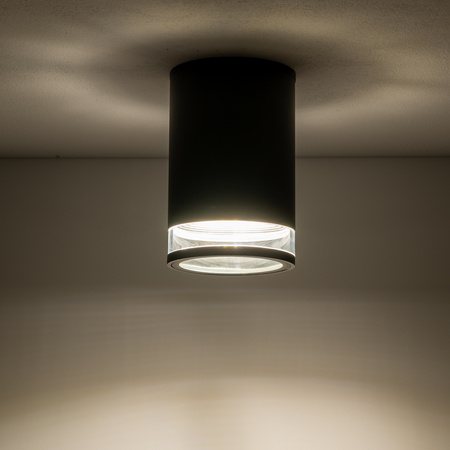 Plafond Oprawa Natrawkowa Sufitowa Lampa Ogrodowa Kinkiet E27 Graphite Vodotěsný IP44 ROCK PRO 10687 Nowodvorski