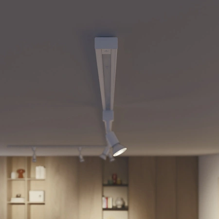 Víčko pro LED světelnou přípojnici EasyLink Philips bílé 2 ks.