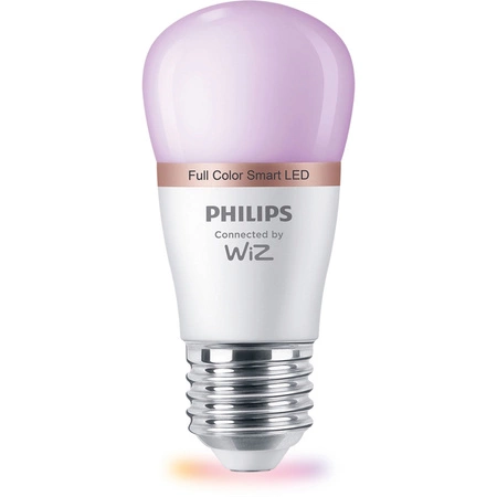 LED žárovka E27 P45 4,9W = 40W 2200-6500K + RGB SMART WiFi Philips WiZ