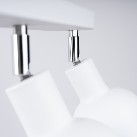 Stropní svítidlo ELBA 3xE27 Reflektor Moving white Loft SOLLUX