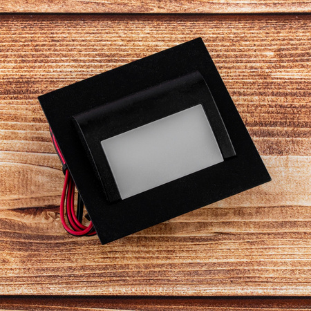 DECORUS 9 LED 1.2W Černé svítidlo pro studené schodiště ProVero