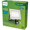 Reflektor LED 50W 5400lm 5000K IP65 se senzorem pohybu a soumraku Black Lois Philips