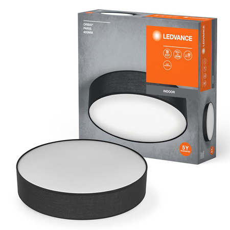 Stropní svítidlo Plafond E27 černé 40cm Orbis Ledvance