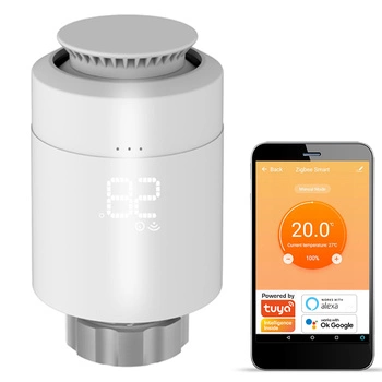 Termostatická termostatická hlavice TUYA Smart Zigbee WiFi