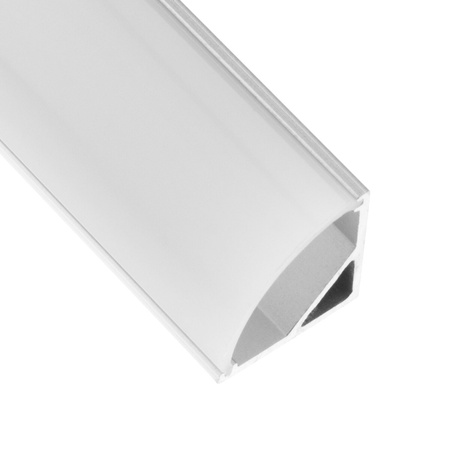 Krytka pro profil KM55, Mléčná 2m LUMILED