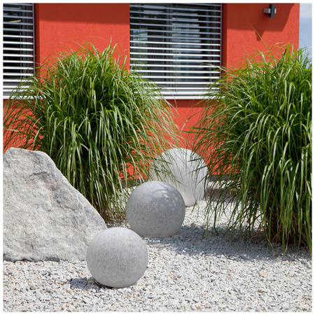 Venkovní lampa Sphere E27 Grey IP65 Zahradní koule Kobi