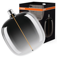 Dekorativní LED žárovka E27 4,8W = 10W 100lm 1800K teplé 320° kouřové vlákno stmívatelné Vintage 1906 Osram