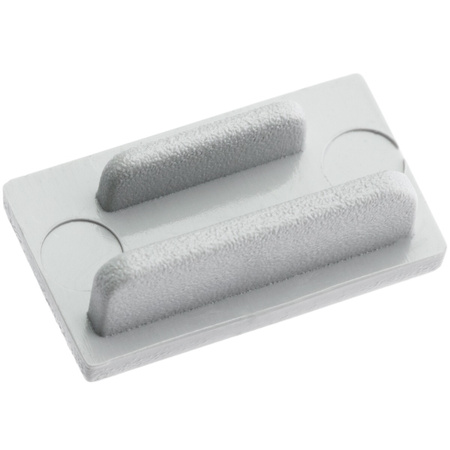 Záslepka pro Povrchový Profil KM35, Plná Šedá Plastová LUMILED