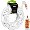 Anténní koaxiální kabel měděný gelový CU pozemní 4K Full HD bílý 30M VAYOX