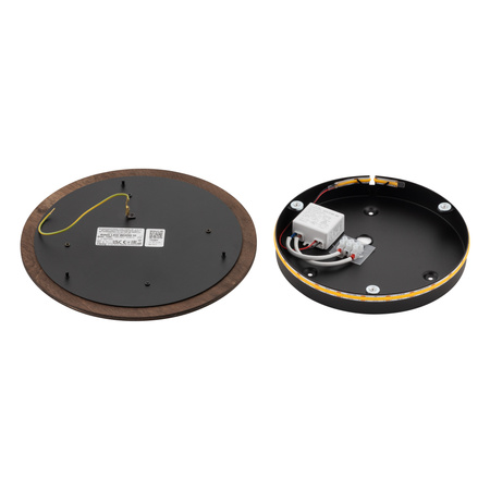 Nástěnné svítidlo LED 10W 130lm 3000K Warm Gold Modern RING WOOD LED M 10281 Nowodvorski