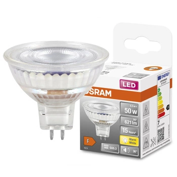 LED žárovka GU5.3 MR16 8W = 50W 621lm 2700K Teplá bílá 36° 12V OSRAM STAR