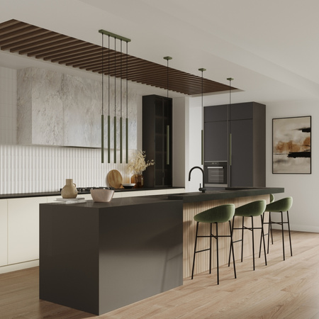 Stropní závěsné svítidlo Tuba Spot G9 Olive Pastelo Ocean Green SL.1518 Sollux