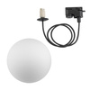 Přípojnicový reflektor 1 fáze G9 černý Moderní profil SNOWBALL 11297 Nowodvorski