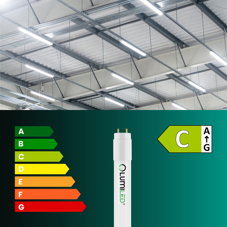 LED zářivka G13 T8 TUBA 9W 4000K neutrální bílá 60cm 160lm/W Lumiled