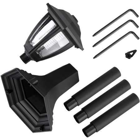 Solární venkovní stojací lampa – sloupek 70 cm