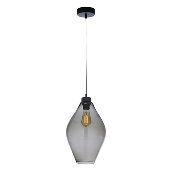 TULON Závěsné stropní svítidlo černé sklo moderní E27 4192 TK Lighting