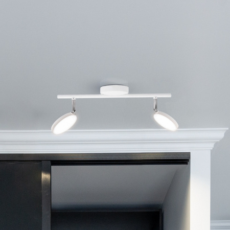 LED stropní svítidlo GOLDLUX (Polux) CAPRI 2x5W WHITE 3000K