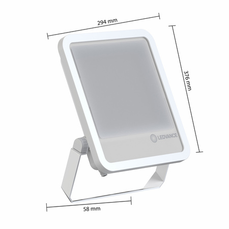 LED reflektor 133W 18600lm 3000K IP66 bílý LEDVANCE reflektor