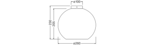 Dekorativní povrchová stropní lampa E27 kartonová hnědá dekorace Ledvance