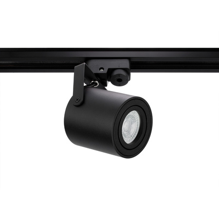 GU10 Matt Black Track reflektorová lampa pro jednofázové tratě